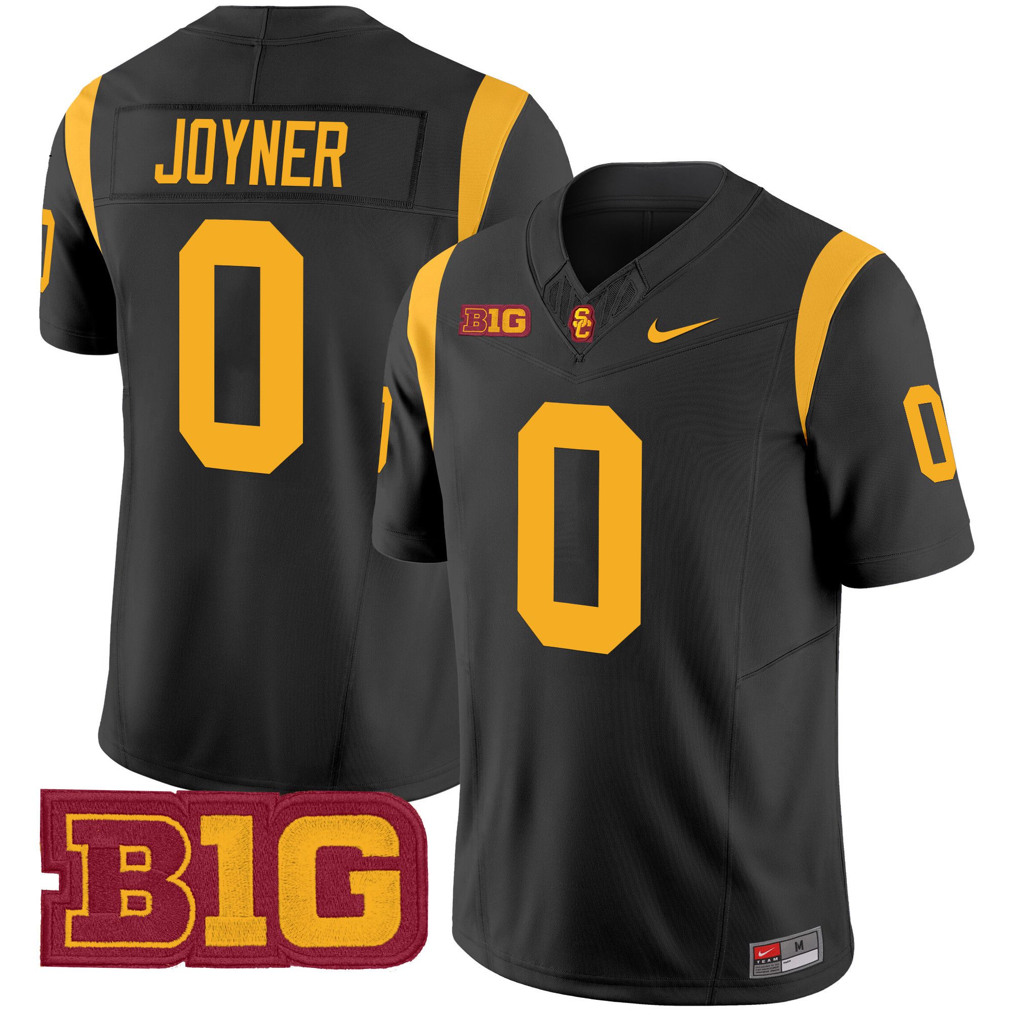 Men USC Trojans #0 Joyner Black Nike 2024 Vapor Limited NCAA Jersey style 1->ncaa teams->NCAA Jersey